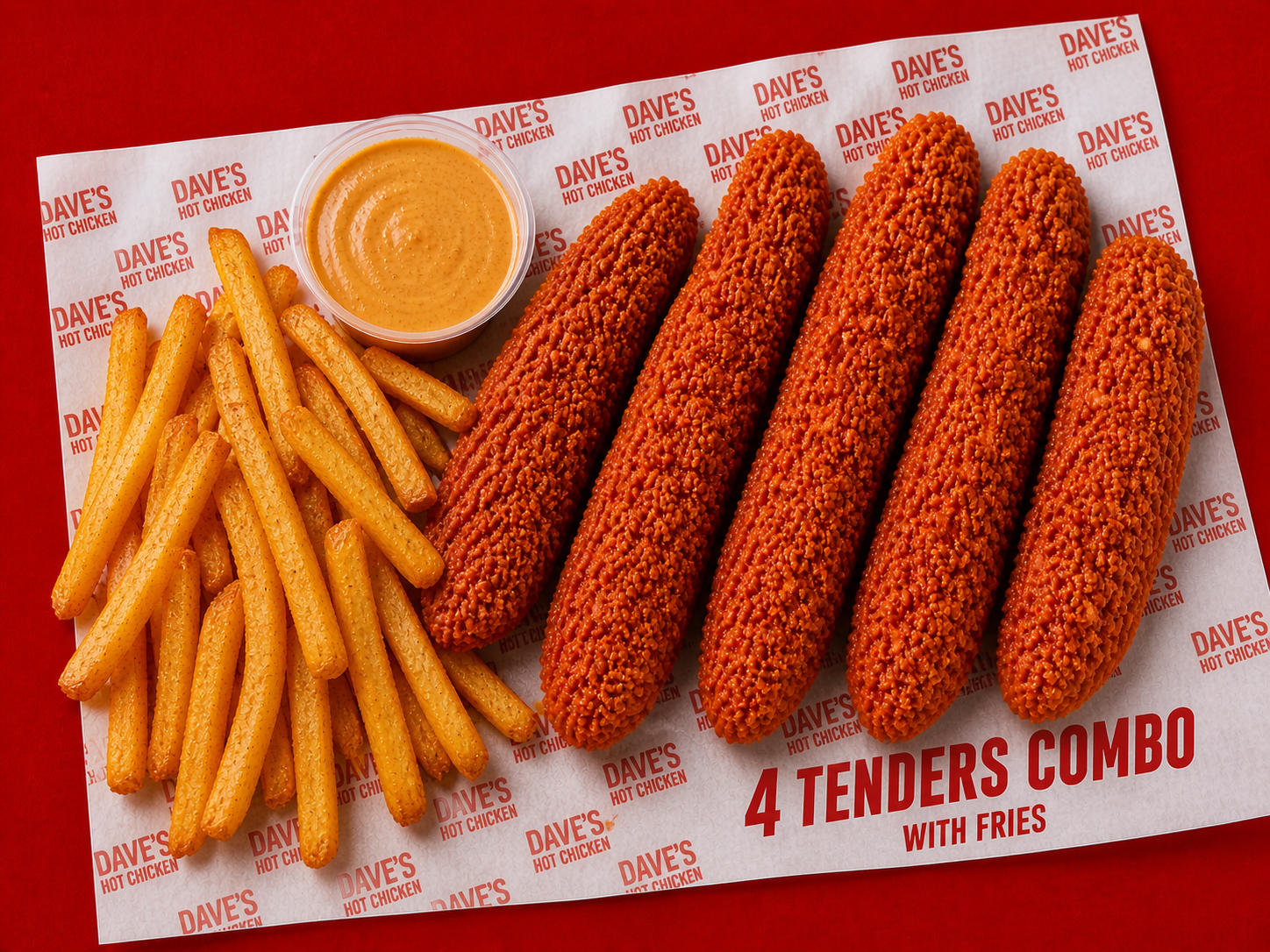 4 Tenders Combo (with fries)