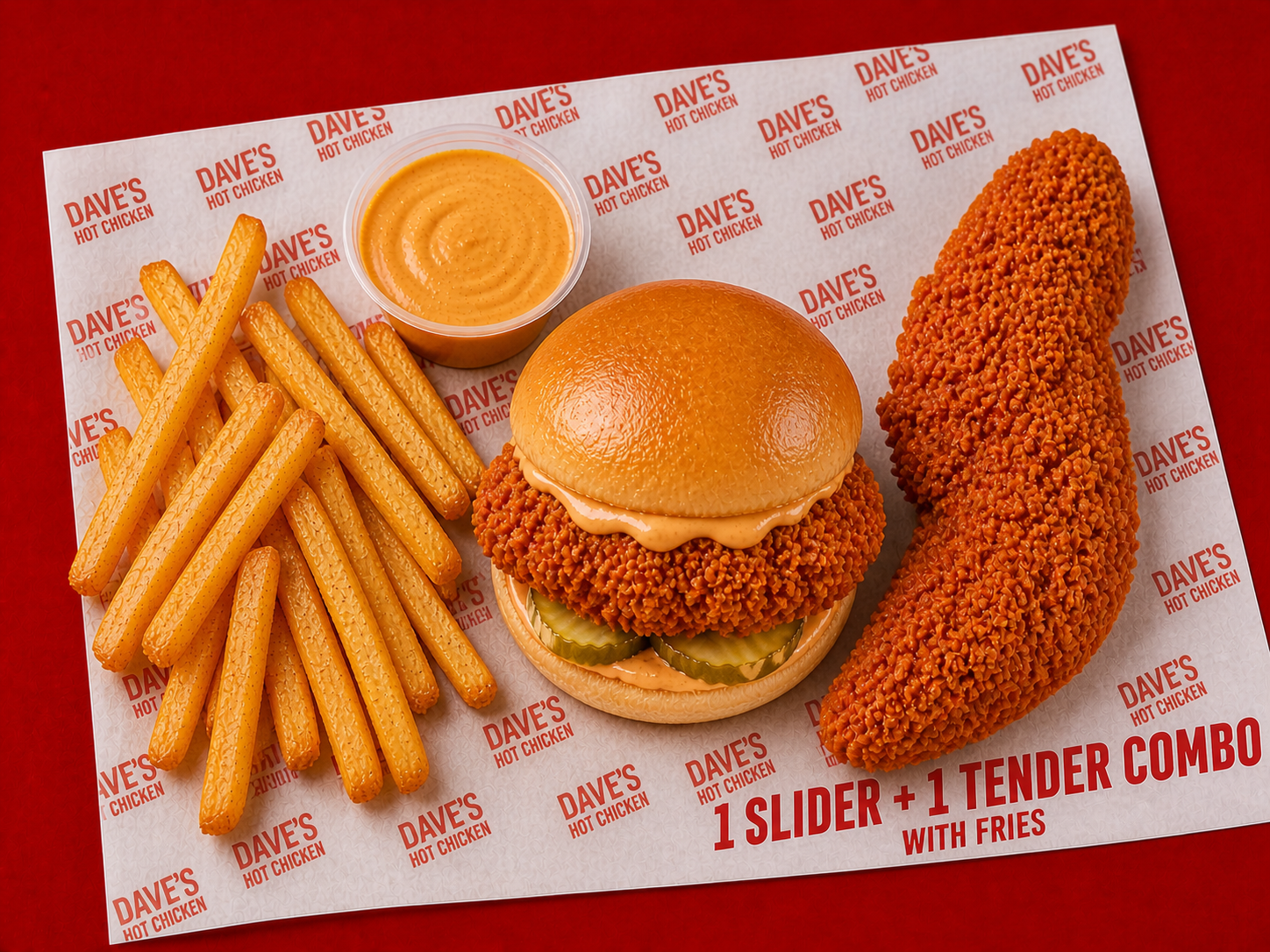 1 Slider + 1 Tender Combo (with fries)
