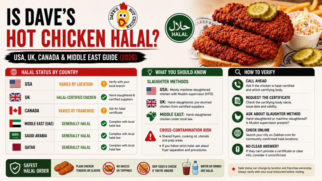 is dave's hot chicken halal